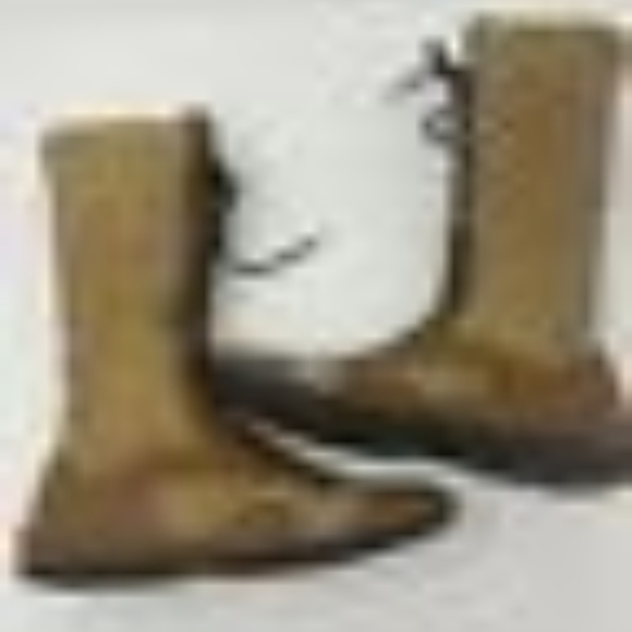 Prada Leather Shearling lined Boots 5.5 - Picture 5 of 8